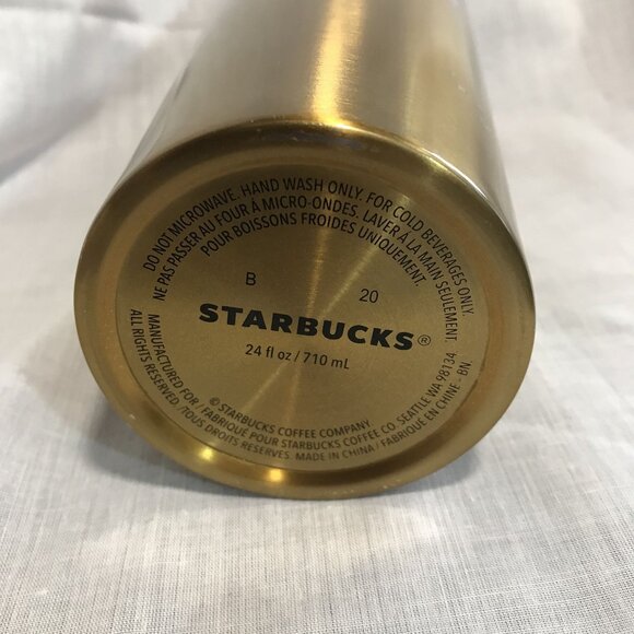 Starbucks Bronzed Gradient Tumbler With Straw 24 Fl Oz/710 Ml - Picture 5 of 8